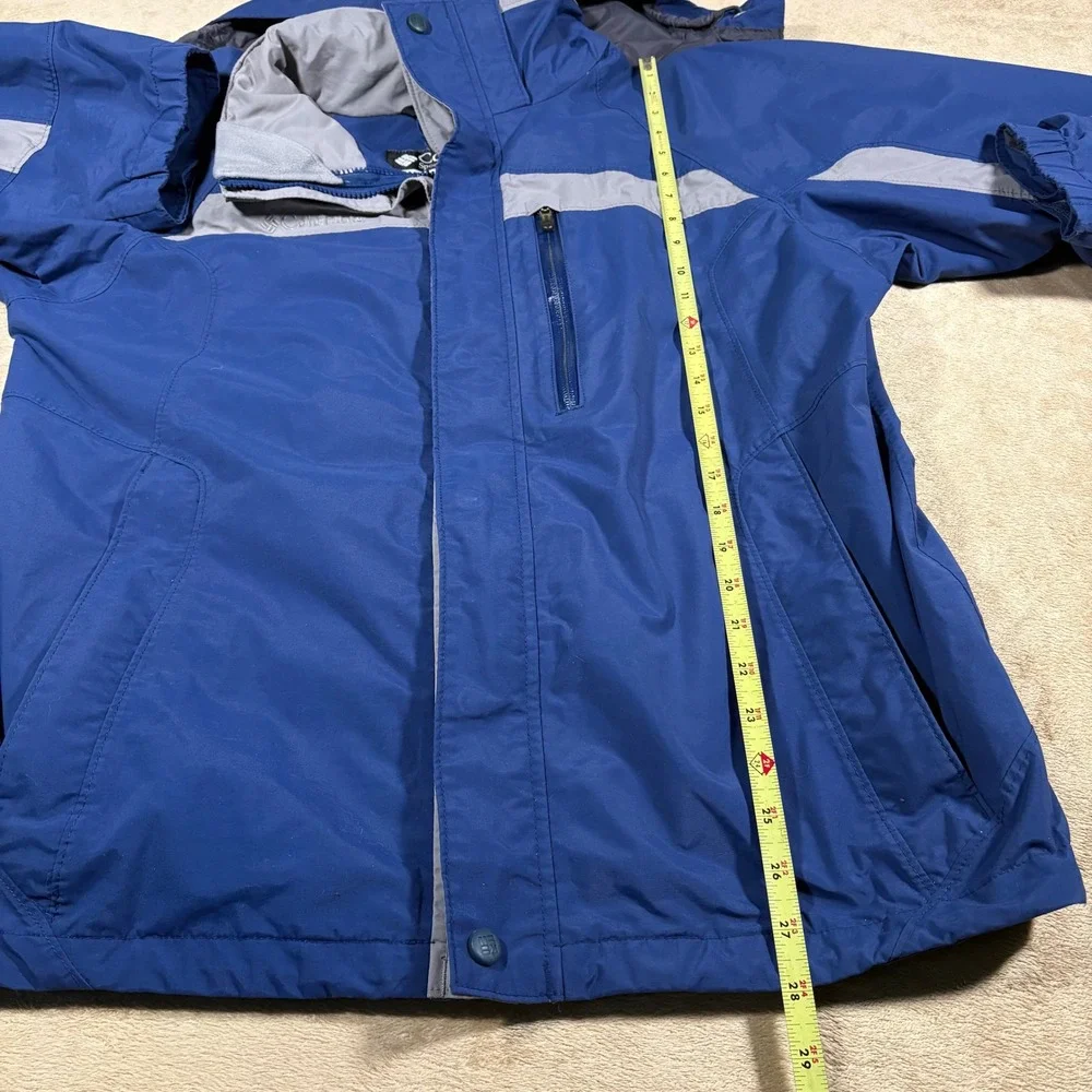 Vintage Columbia Core Interchange Men's 3 in 1 Medium Full Zip‎ Removable Hood